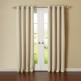 thumbnail image 1 of Quality Home Steel Grommet Solid Thermal Insulated Blackout Curtain Single Panel - 52" X 84" - Beige, 1 of 3