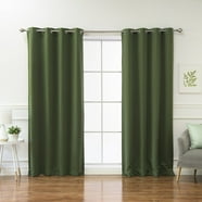 Collections Etc Burlington Room Darkening Drapery Set with Valance and ...