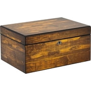 Quality Importers HUM-100ADR Adirondack 100 Cigar Humidor, Reclaimed Wood Design