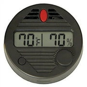 Quality Importers HygroSet II Round Digital Hygrometer for Humidors