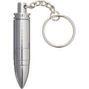 Quality Importers Trading Bullet Punch Cigar Cutter Keychain, Chrome