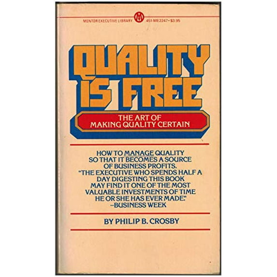 Pre-Owned Quality Is Free (Mass Market Paperback) 0451622472 9780451622471