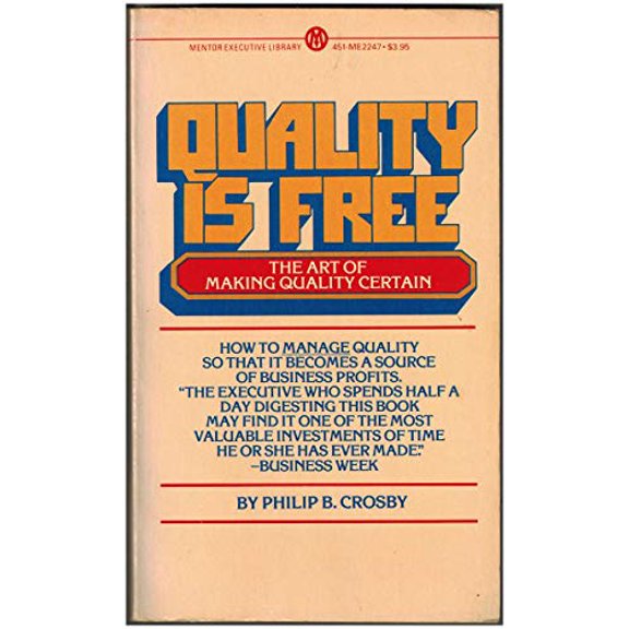Pre-Owned Quality Is Free (Mass Market Paperback) 0451622472 9780451622471
