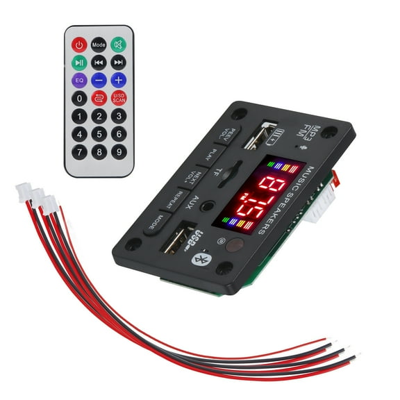 Quality MP3 Decoder with Remote Control and FM Radio for Enhanced Music Playback and Recording