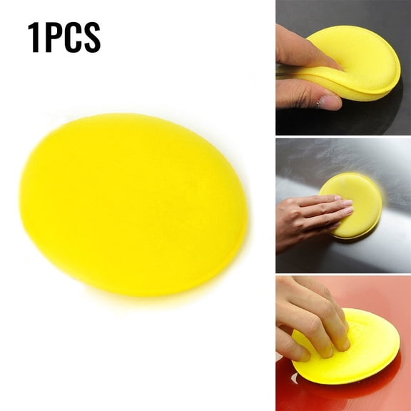 Quality Material Polish Polish Sponges Sponges Fine Workmanship Foam For Use With Wax Waxing 1 Pc Applicator Car Fangkenuo