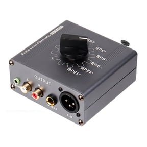 MultiInterface Music Level Attenuator With Adjustable Volumes Control Setting For Recording And Live Sound Applications