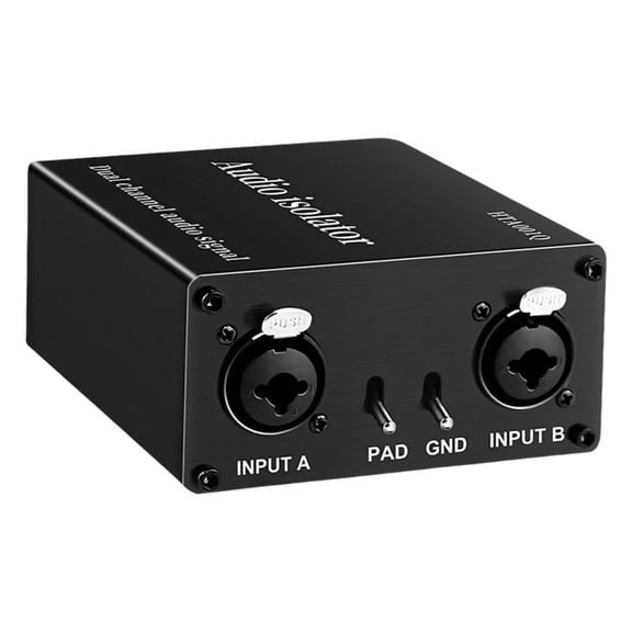 Quality Music Ground Looping Isolator Eliminates Hum And Hum For Studio And Live Performances XLR/6.35mm Input Interfaces