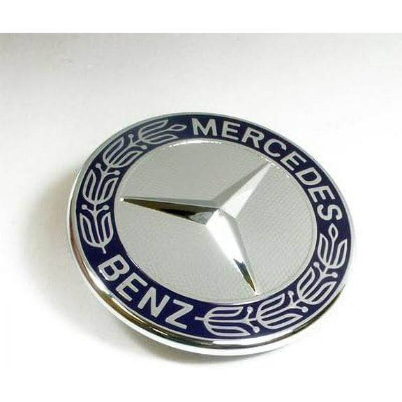 Quality New Blue Hood Emblem Badge Fit for Mercedes W124 W140 W163 W202 W203 W204 W210 W211 57mm A0008171701 Spring Loaded
