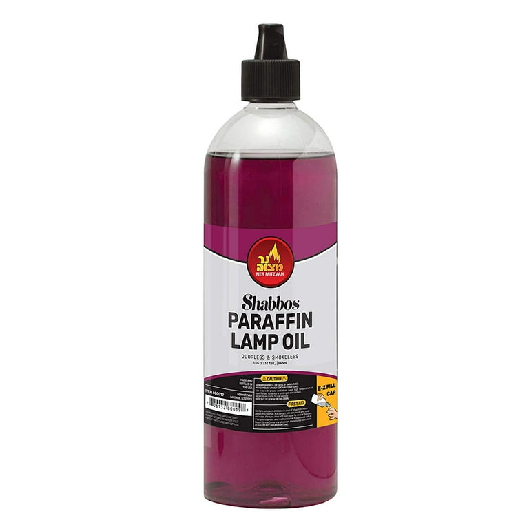 Quality Paraffin Lamp Oil - Purple - Smokeless Odorless All Purpose Use -  32 Oz. - Ner Mitzvah
