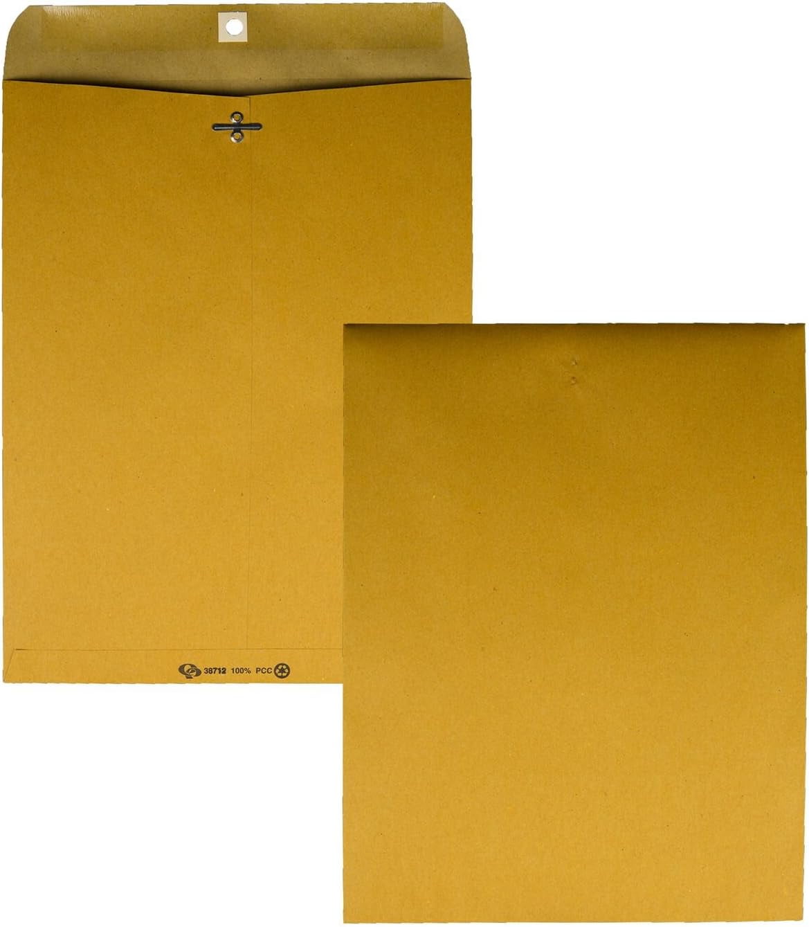 Quality Park 100 Recycled Catalog Envelope, 10 x 13 inches, Clasp, 100