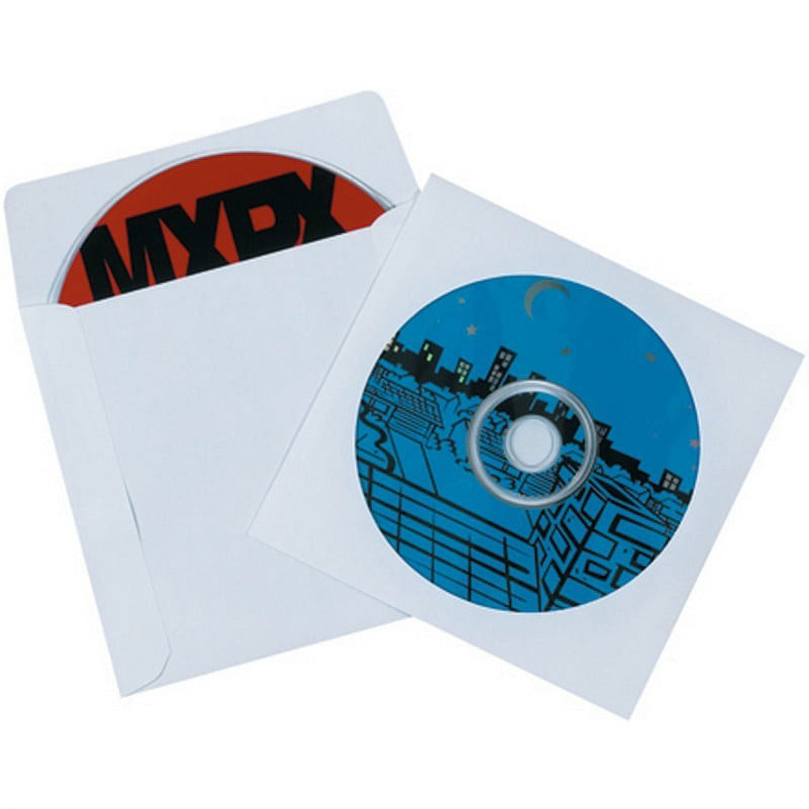 Quality Park CD/DVD Sleeves, 100/Box (62903)