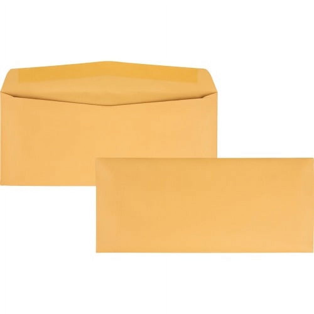 Quality Park Kraft Regular Business Envelopes Business - #11 - 4 1/2" Width x 10 3/8" Length - 28 lb - Gummed - Kraft - 500 / Box - Kraft