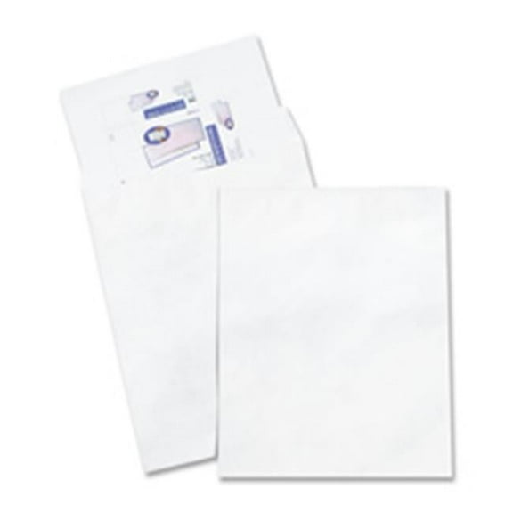 Quality Park Products  Tyvek Open-End Jumbo Mailers - White - 14-.25in.x20in.