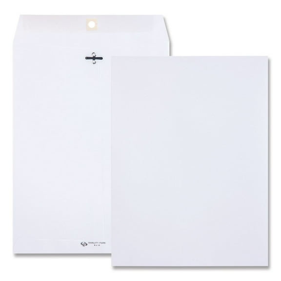 Quality Park, QUA38390, Clasp Envelopes, 100 / Box, White