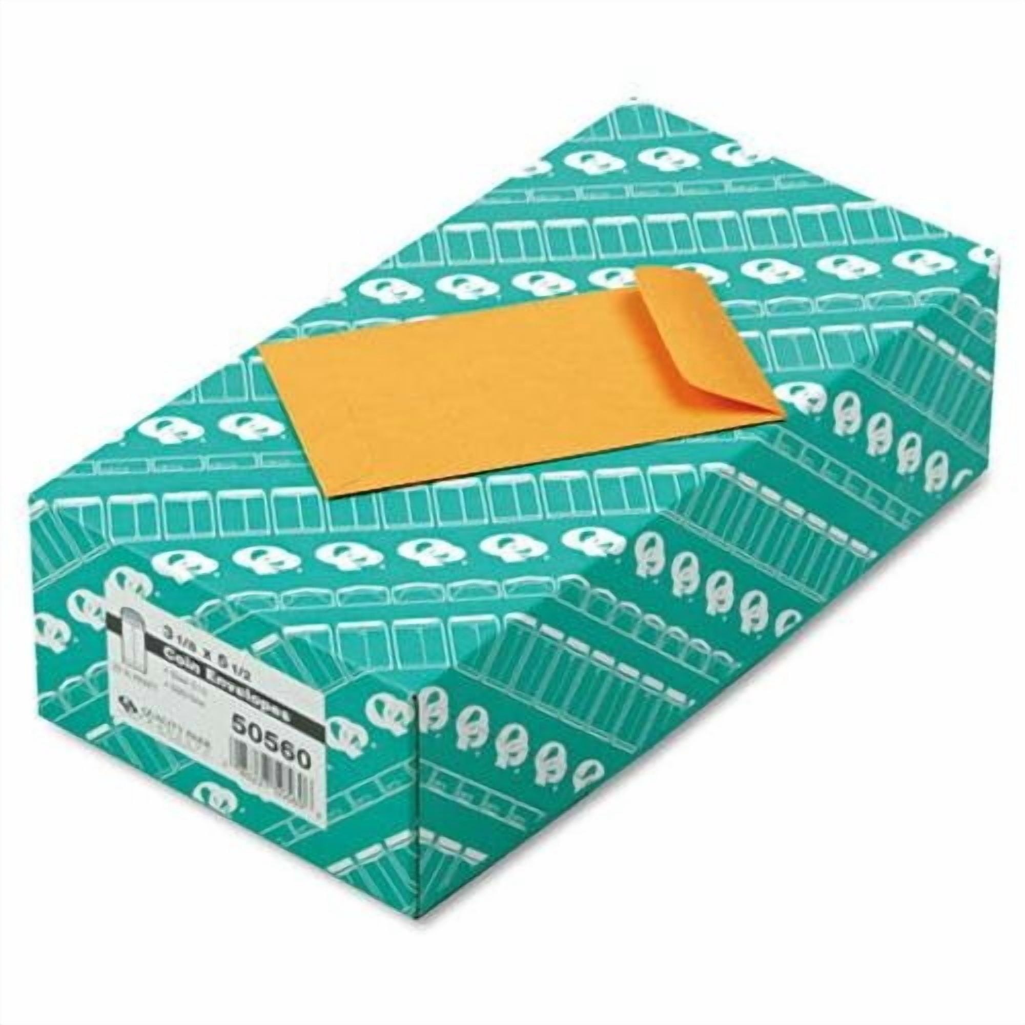 Quality Park QUA50560 Kraft Coin And Small Parts Envelope, #5 1/2 ...