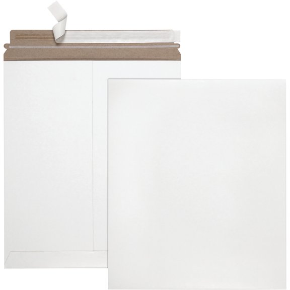 Quality Park, QUA64007, Sturdy Fiberboard Photo Mailers, 25 / Box, White