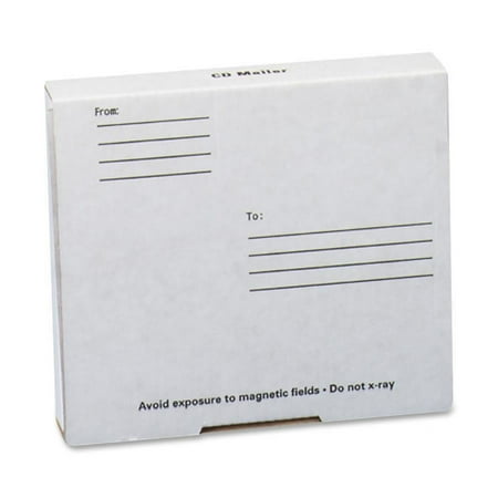 Quality Park, QUA64105, Corrugated Media Mailer, 1 Each, White