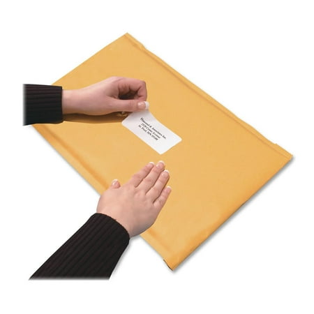 Quality Park, QUA85610, Redi-Strip Bubble Mailers with Labels, 10 / Box, Kraft