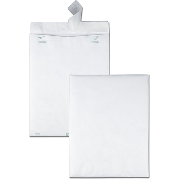 Quality Park, QUAR1790, Flap-Stik Open-end Envelopes, 100 / Box, White