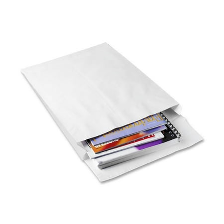 Quality Park, QUAS3710, Ship-Lite Plain Open End Envelopes, 100 / Box, White