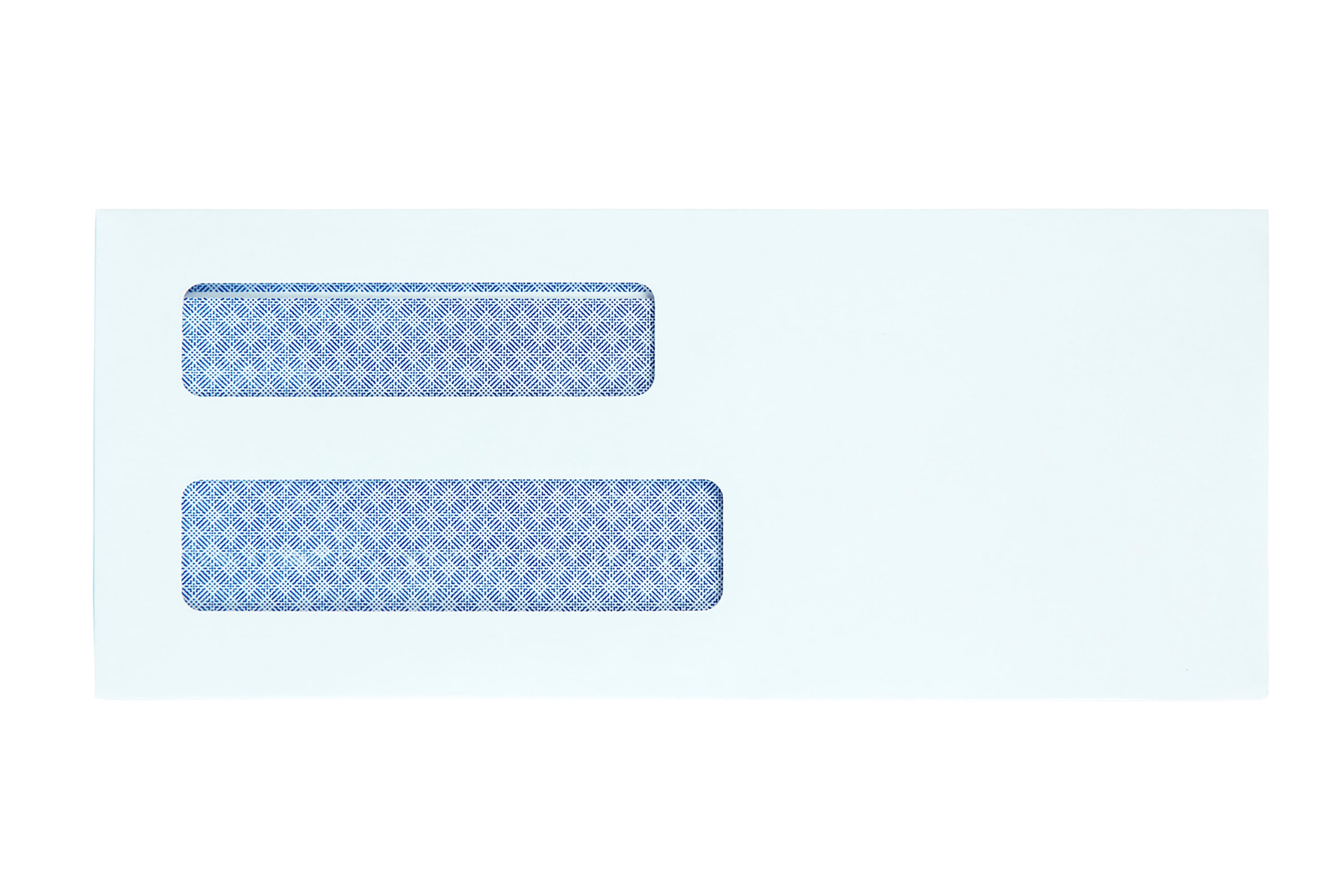 Quality Park Reveal-n-Seal Double Window Envelopes - Double Window -  5by8 - 8 5by8"W x 3 5by8" L- 24 lb - White