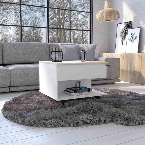 Quality Particle Board Table - Smart Caster Wheels - Library Corner - Long - lasting Surface