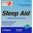 thumbnail image 1 of Quality Plus Sleep Aid Diphenhydramine HCI 50 mg, 8 Ct, 1 of 2