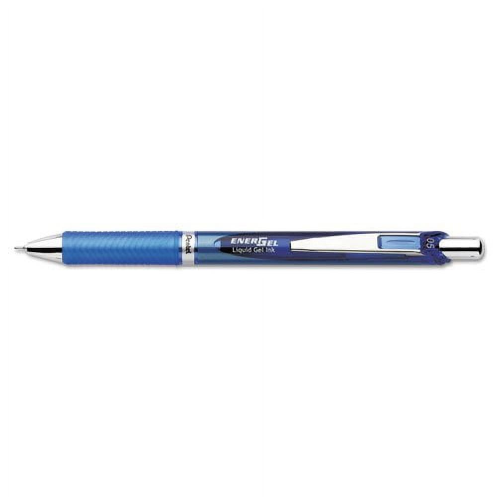 Quality Product By Pentel of America, Ltd. - Gel Pen Retraable/Refillable Needle Tip.5mm Blue, Sold individually