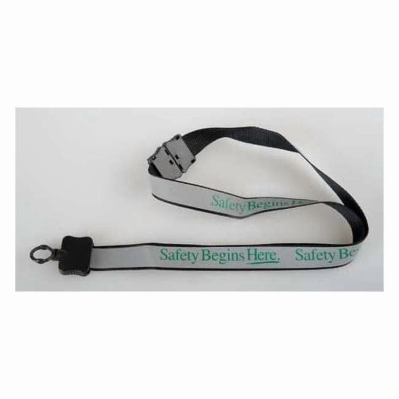 Quality Resource Group Lanyard, 16 in Gray, Green 23GLYSH