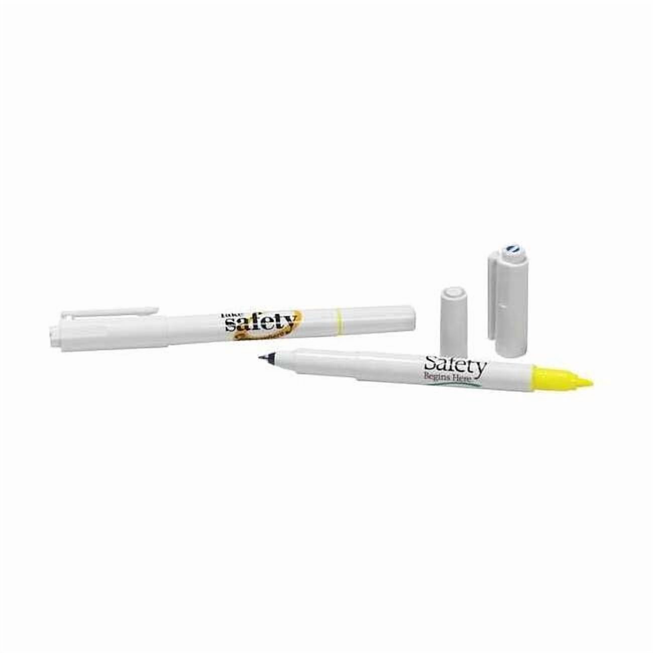 Quality Resource Group Pen,Highlighter,Safety Begins Here,PK5 160410