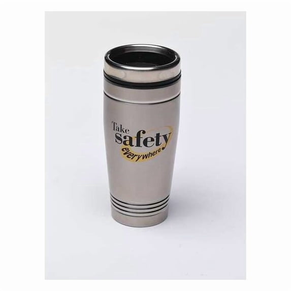 Quality Resource Group Travel Mug,Take Safety Everywhere,18 oz. 3771