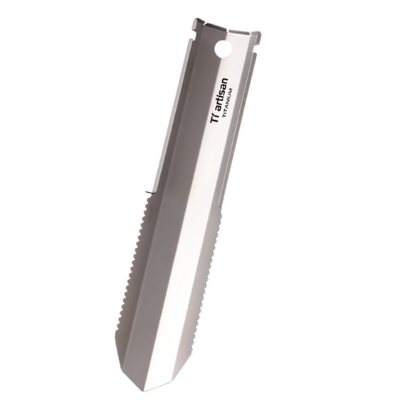 Quality Shovel Part Hand Lightweight Outdoor Outdoor Tools Professional Serrated Titanium Trowel Curved Design
