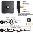 thumbnail image 1 of Quality Silent Quartz DIY Clock Mechanism Movement Kit Large Hands Wall Clock, 1 of 12