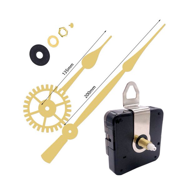 Quality Silent Quartz Diy Mechanism Movement Kits Large Long Hands Clocks Movements High Torque Wall Clocks Replacement Parts