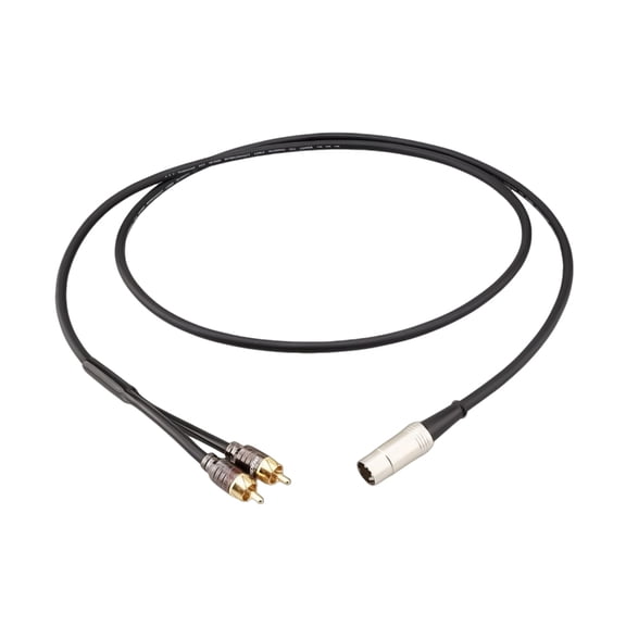 Quality Sound Cable 5Pin DIN to 2 Male Connectors DIN 5Pin to Adapter Cable for Enhances Stereo Connection
