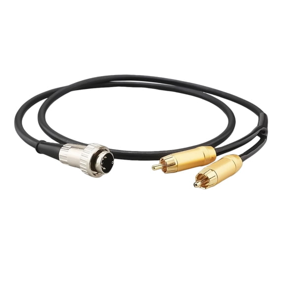 Quality Sound Cable 5Pin DIN to 2 Male Connectors DIN 5Pin to Adapter Cable for Enhances Stereo Connection