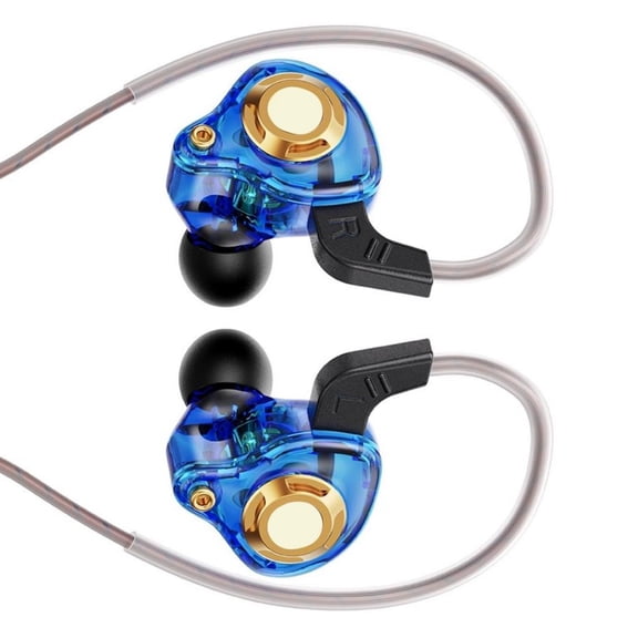 Quality Sound In Ear Headphones with Detachable Cord Builts In Line Remote
