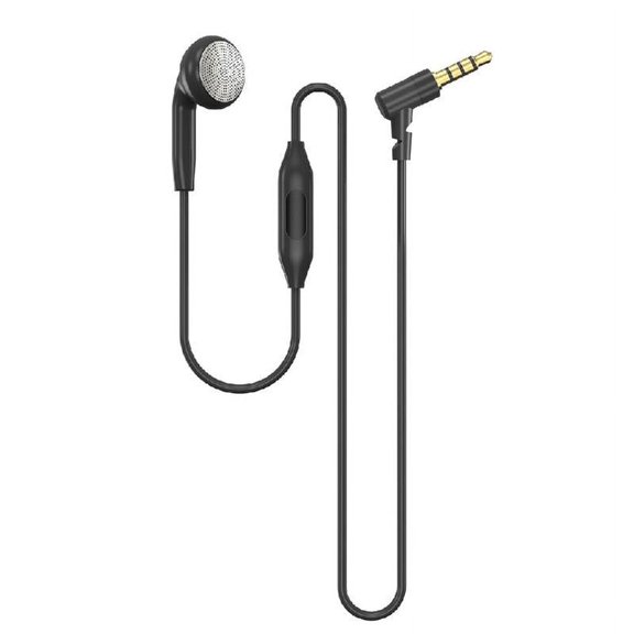 Quality Sound Single Side Earphone with Microphone Easy Clip 120cm/47.24inch