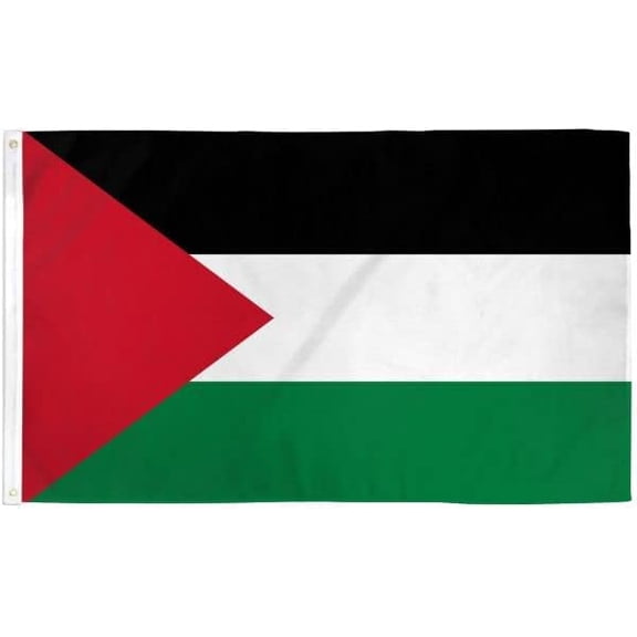 Quality Standard Flags Palestine Polyester Flag, 3 by 5'