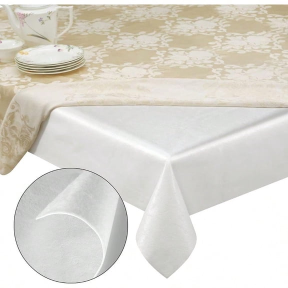 Quality Table Pad Protector erior Protection from Spills Scratches Heat - Reusable Table Cloth with Cushion Flannel Backing 90 L x 54 W