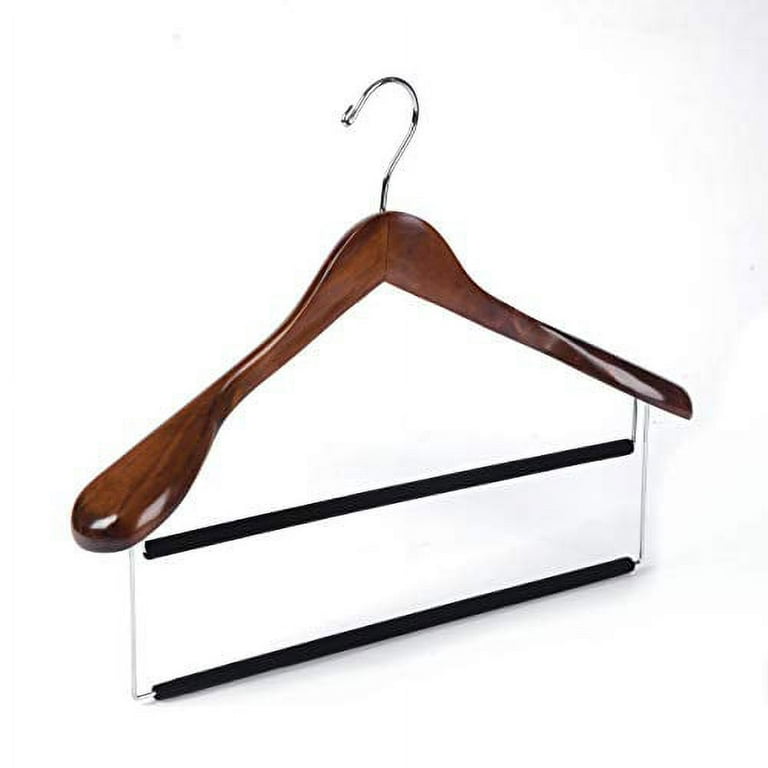 https://i5.walmartimages.com/seo/Quality-Two-Tone-Wooden-Suit-Hangers-Velvet-Pants-Bar-Smooth-Finish-Solid-Wood-Coat-Hanger-360-Swivel-Hook-Camisole-Jacket-Pant-Dress-Clothes-Retro-W_43fb9322-64a6-4473-b9d1-8016cdbf01f3.b34bc41ec82266e0b63f8feff0798f7a.jpeg?odnHeight=768&odnWidth=768&odnBg=FFFFFF