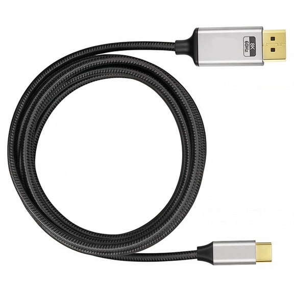 Quality USB C to DisplayPort Video Cable for Superior Visual Experience Type C to DisplayPort Converters Cord for Home