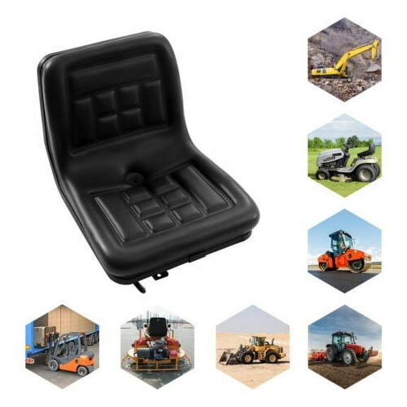 Quality Universal Suspension Seat Tractor Dumper Forklift Mower Digger Black
