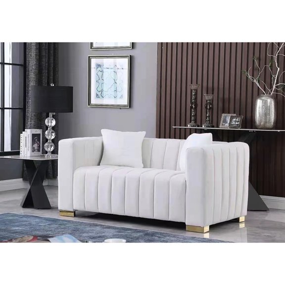 Quality White Velvet : Comfortable And Seating Modern 2 With Velvet: Relaxing Fashionable