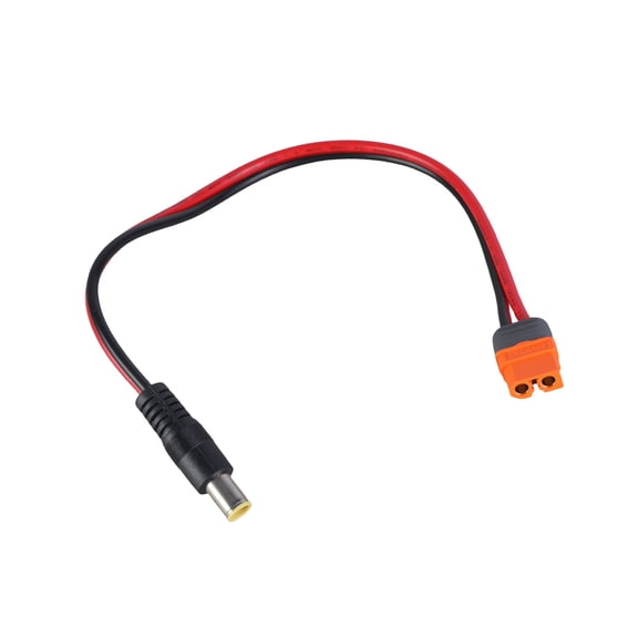 Quality XT60-IF To DC7909 (DC8mm) Power Cable 14AWG Compatible for Portable Solar Panel for Model Ship, Lamp