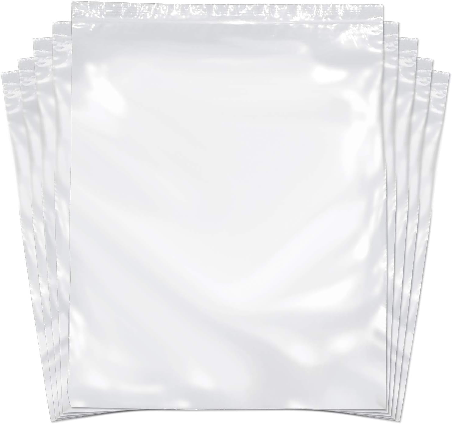 Quality Zipper Lock Extra Large Jumbo Reclosable Clear Disposable