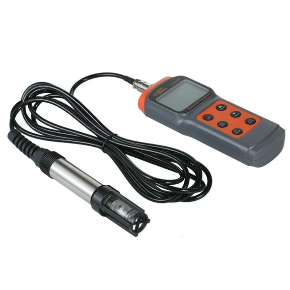 Quality analyzer,Meter Portable Do Dissolved Meter Portable Dissolved Dissolved Water Quality Tester Eryue Qisuo Grey & Orange