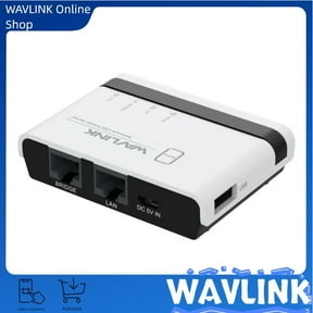 Quality100 USB Wireless Print Server, WiFi Print Server with 10/100Mbps LAN/Bridge, 480Mbps USB2.0, Support Wired/Wireless/Standalone Modes, Compatible with Windows/Mac and All RAW-supported Printers