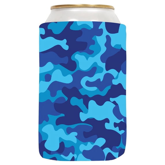 QualityPerfection Can Cooler Sleeve ( 1 Unit ) 12 Oz 4mm Thick Beer & Soda Can Cover, Cooler Can Covers (1,Military Blue)