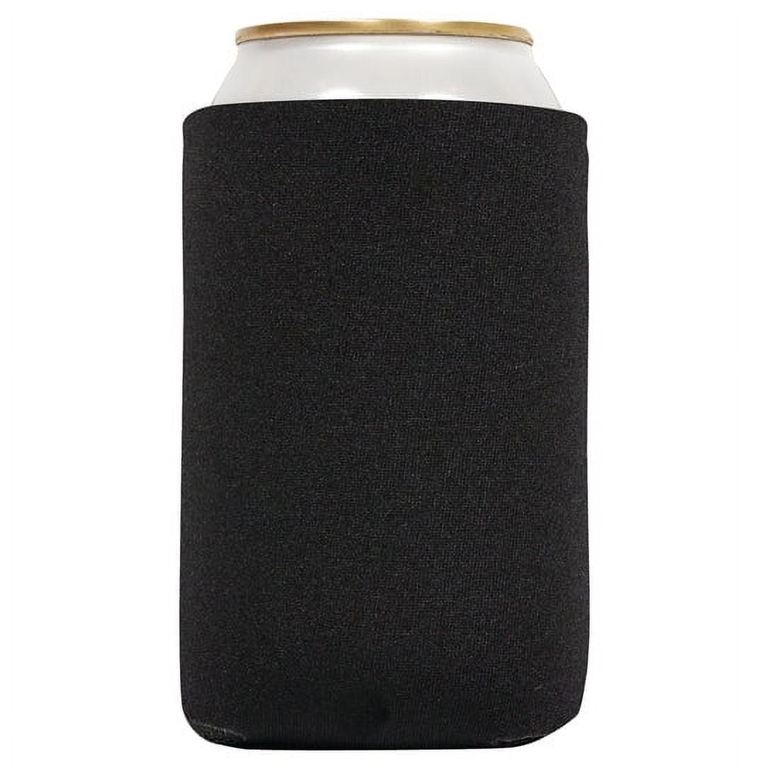 QualityPerfection Manicotto Refrigerante In Neoprene 3mm Per Lattine 12oz - Bandiera Nera